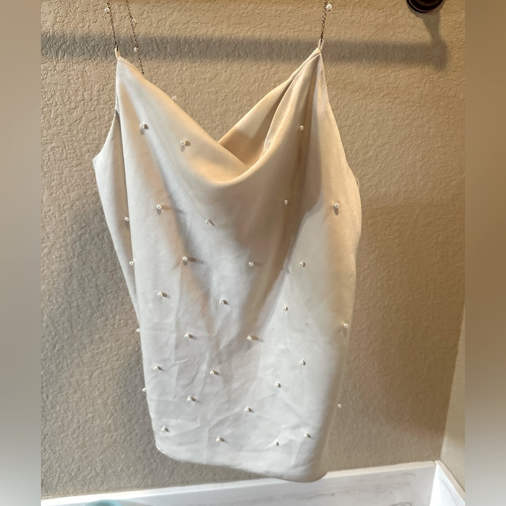 Satin tank top